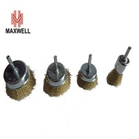 Crimped Stainless Steel/Steel/Brass Wire Cup Brush Knotrust for Polishing Machinery