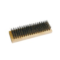 Steel Wire Brush, Wood Base